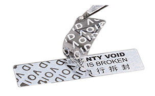 揭开留底防伪标签